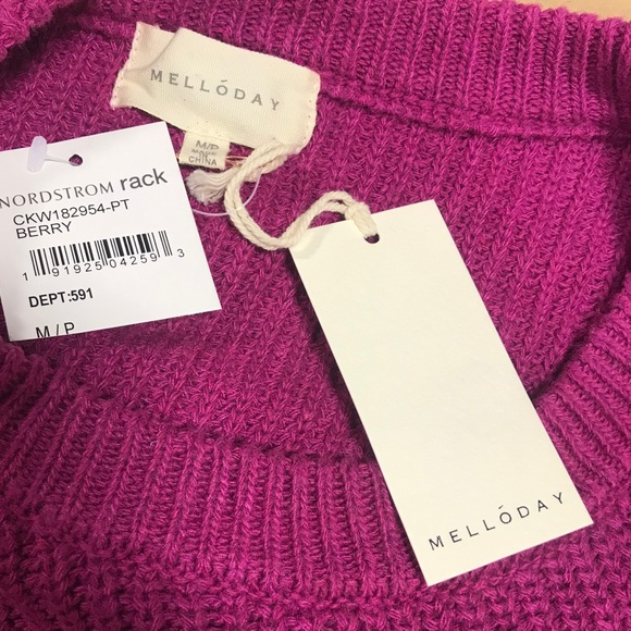 Melloday Crew Neck Two Pocket Sweater - Picture 5 of 7